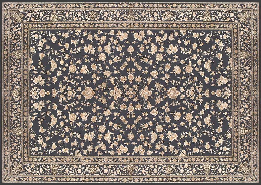 فرش نارسیس با طرح تو در تو 