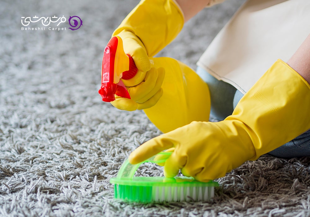 تمیز کردن فرش به کمک جوش شیرین
