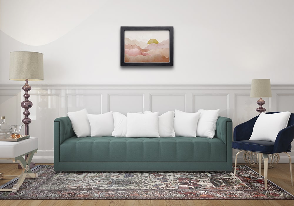 مدل نقش فرش شکارگاه در دنیای مدرن امروزی