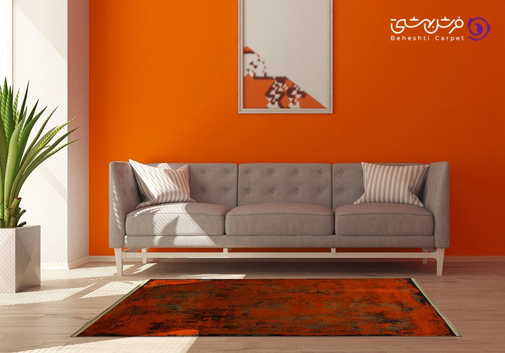 دکوراسیون و چیدمان خانه در فصل پاییز با رنگ نارنجی