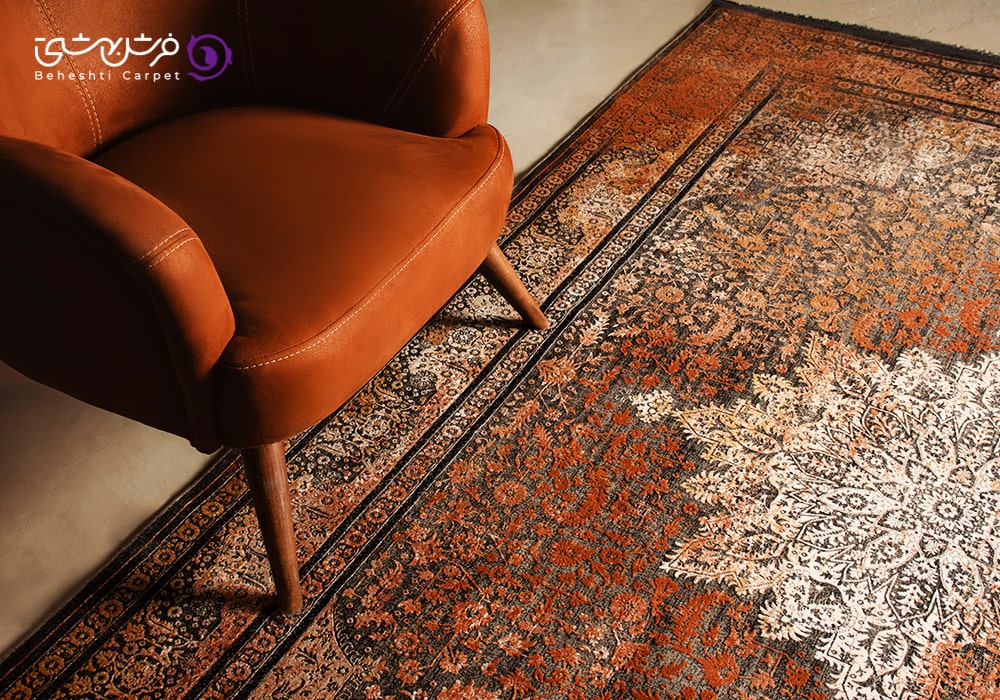 متریال و عناصر در دکوراسیون پاییزی با فرش های فرش بهشتی