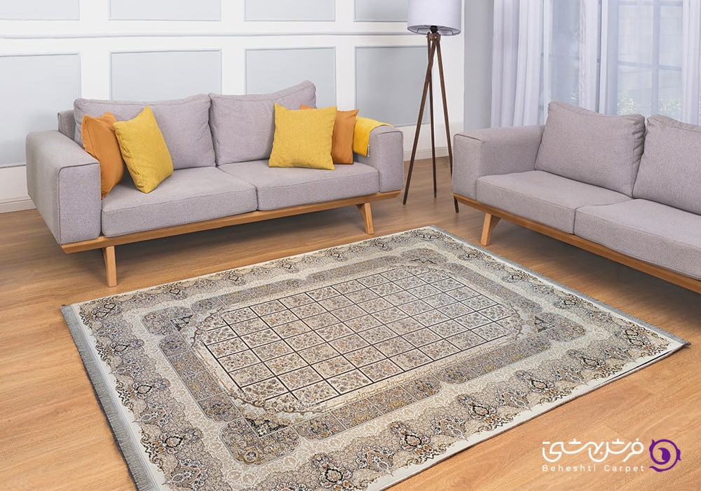 یکی دیگر از نقش های فرش خشتی در دکوراسیون و چیدمان خانه