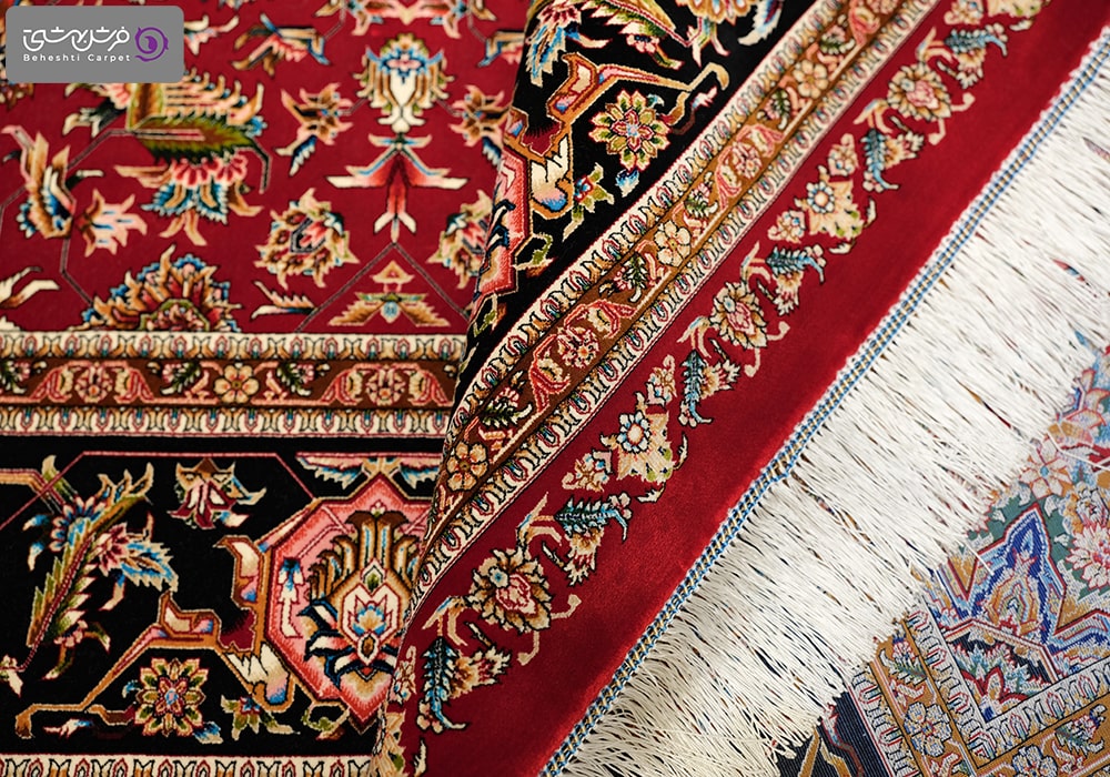 ریشه های فرش یکی از طرح های فرش بهشتی