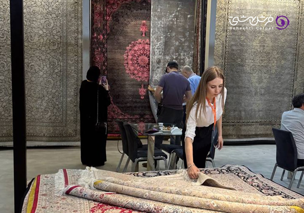 فرش ایرانی در بین هزاران مدل فرش خارجی
