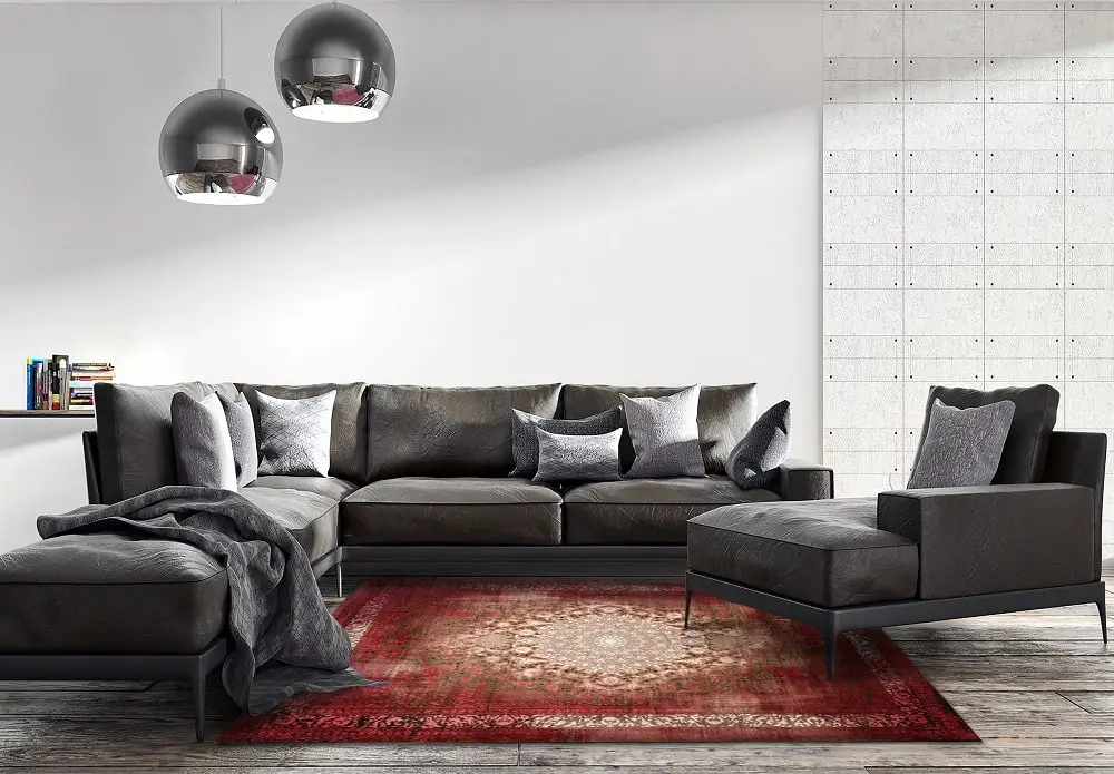 ست کردن مبل و فرش