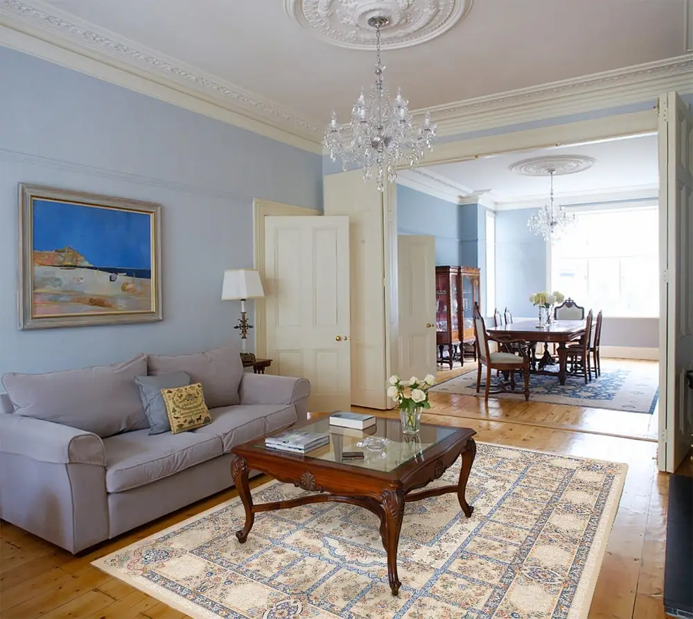 زیبایی دکوراسیون داخلی با فرش بهشتی