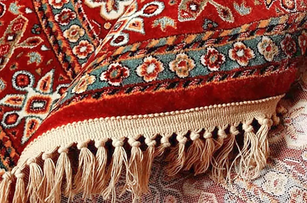 گره نخودی ریشه های فرش