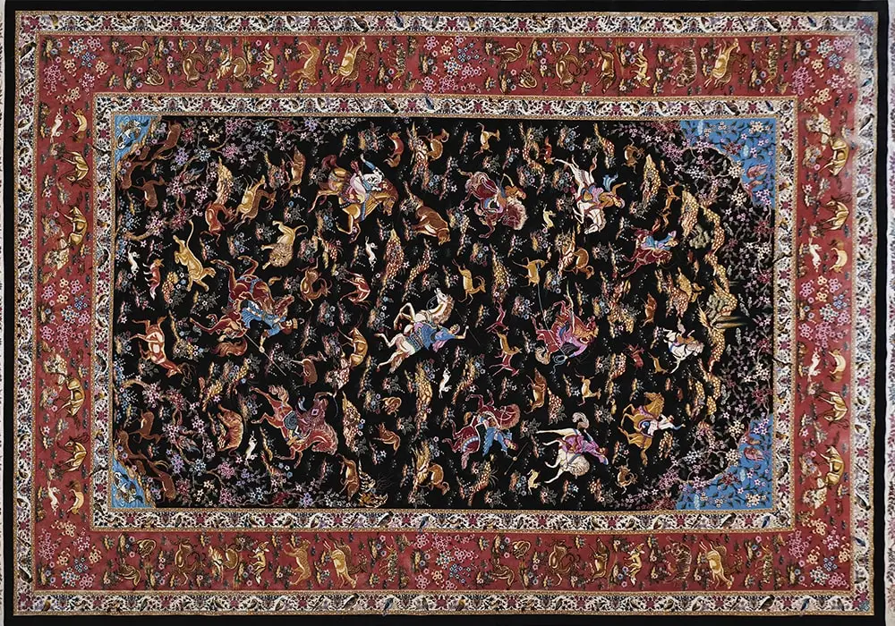 تنوع نقش شکارگاه