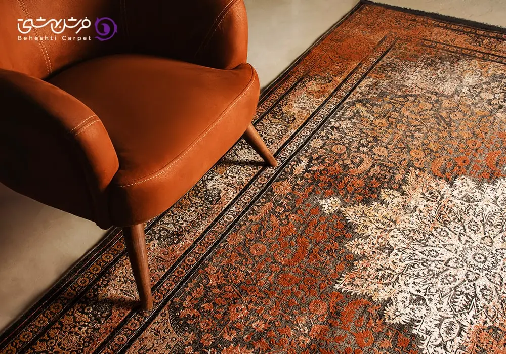 متریال و عناصر در دکوراسیون پاییزی با فرش های فرش بهشتی