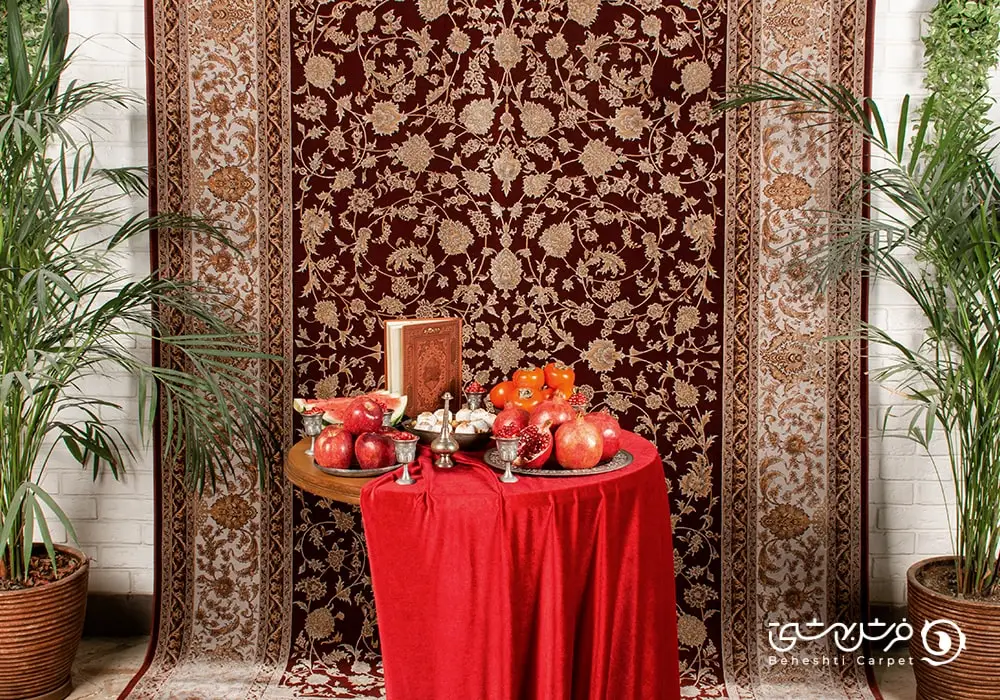 چیدمان خانه و تزئینات شب یلدا برای تازه عروس ها