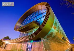 نمای فضای بیرونی موزه ملی فرش آذربایجان