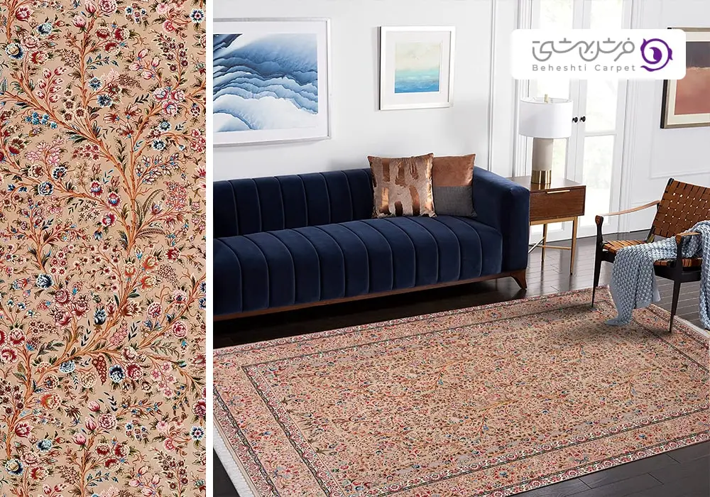 طرح و نقش درختی در فرش های ماشینی و دستباف