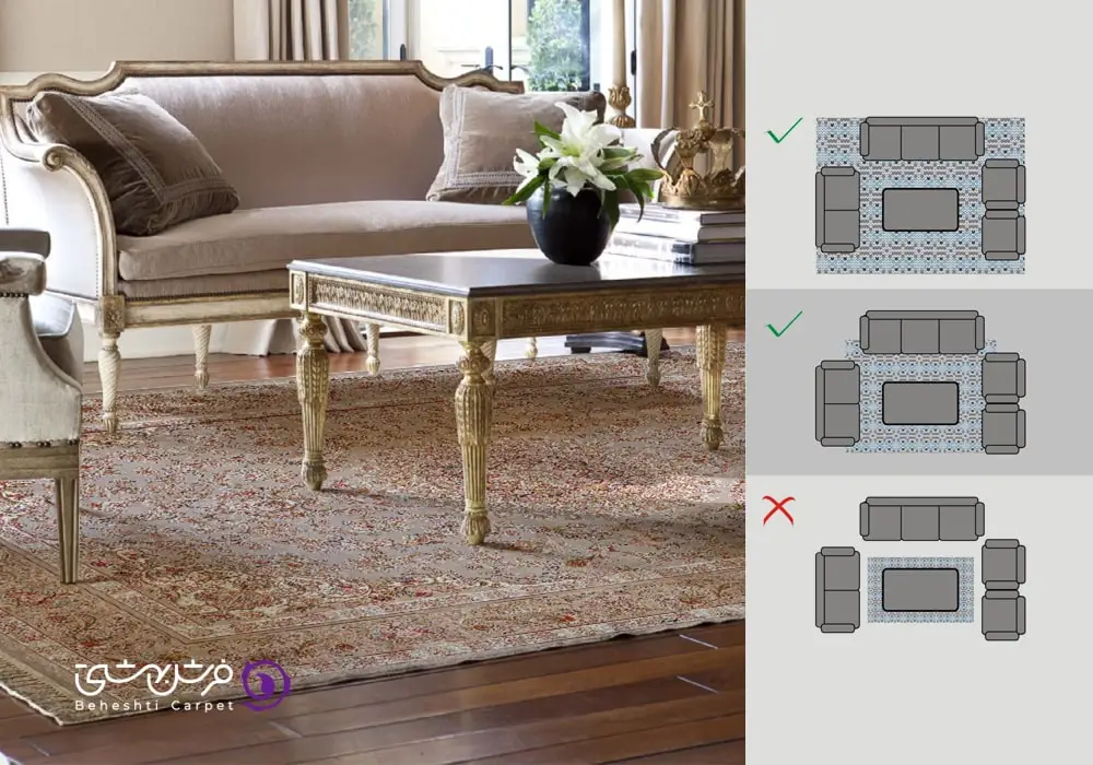 اصول چیدمان در سالن پذیرایی