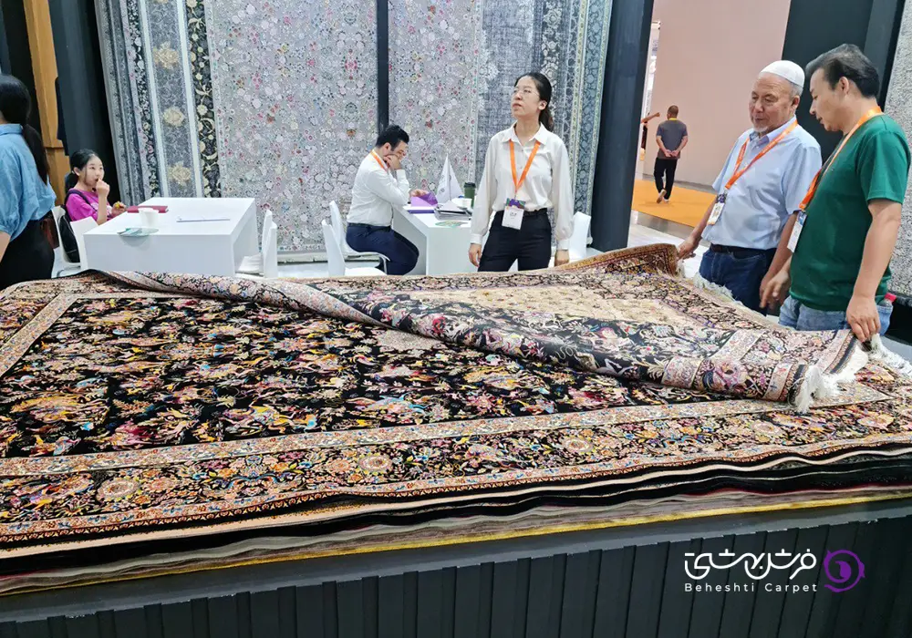 استقبال بی نظیر مردمان چین از فرش ایرانی