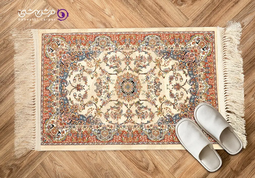 طرح و نقش یکی از پادری طرح تبریز فرش بهشتی